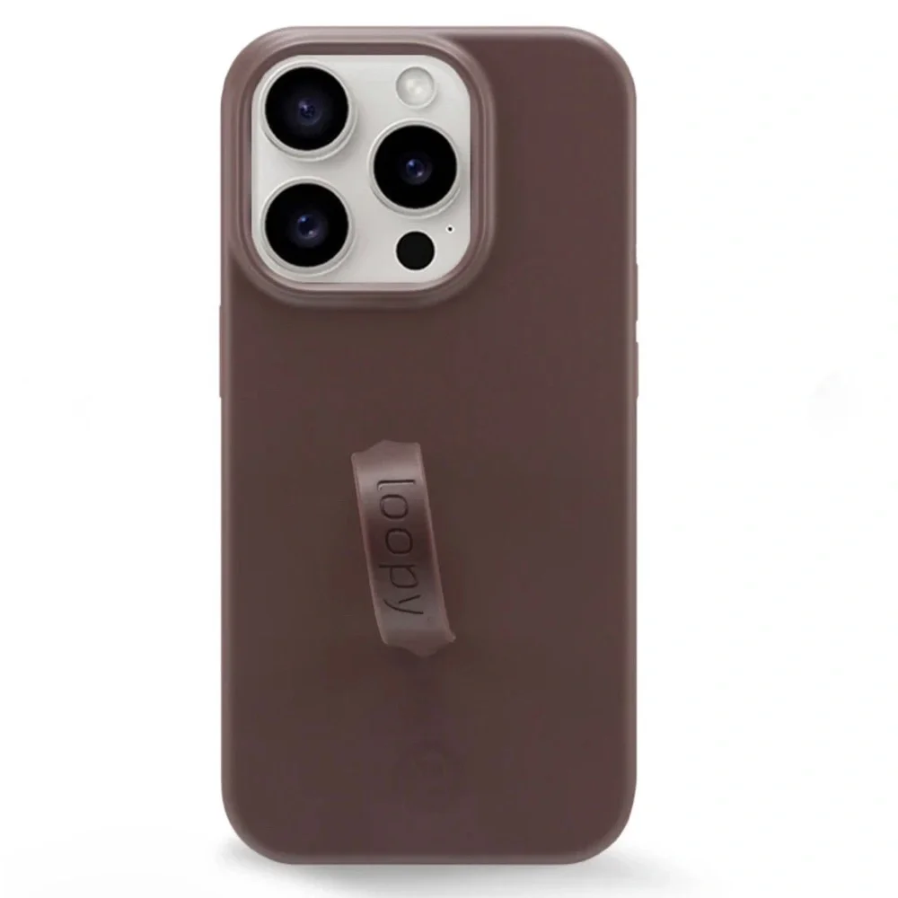 Loopycases phone case for iPhone15 Pro, Espresso Brown - Picture 1 of 9